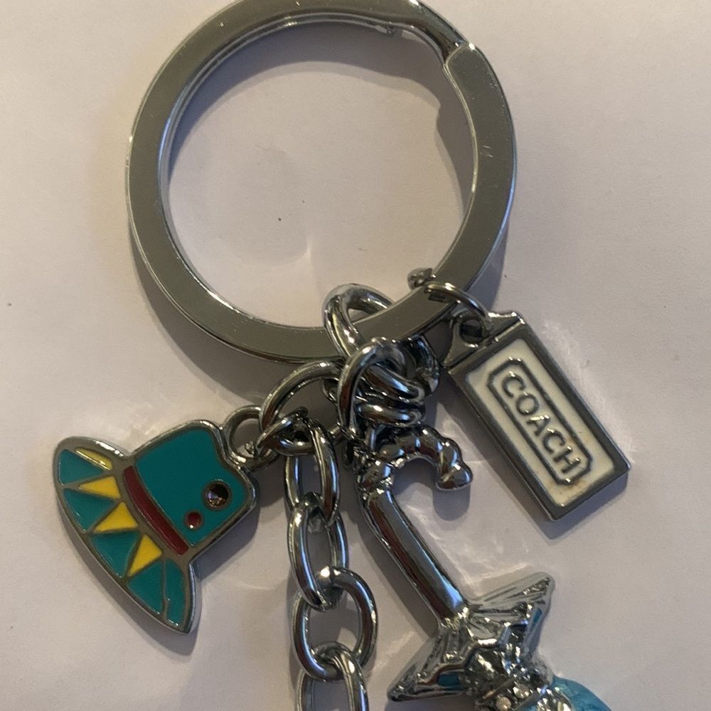 COACH Springtime Keychain NWOT - Picture 2 of 4